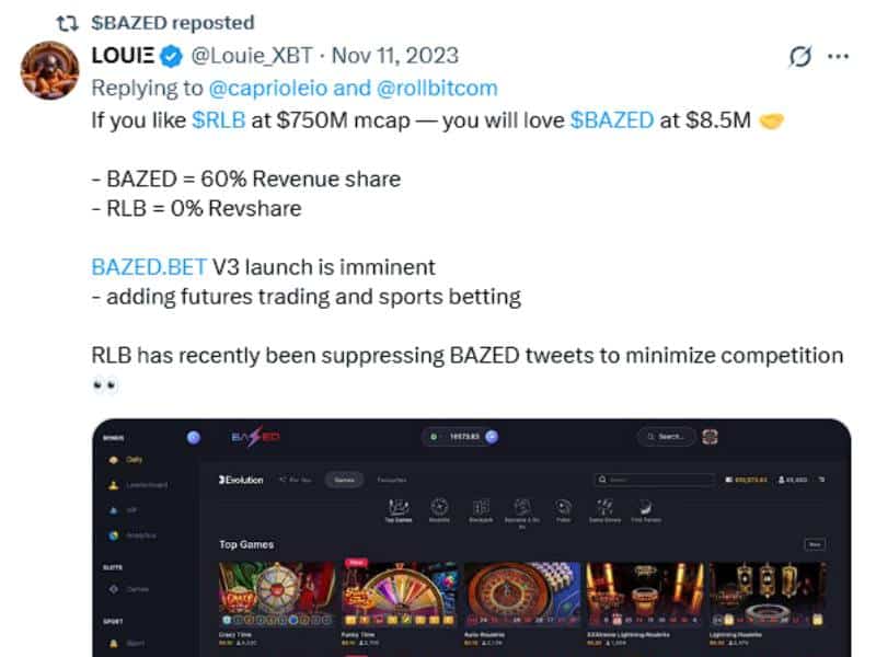 bazed games blockchain casino table