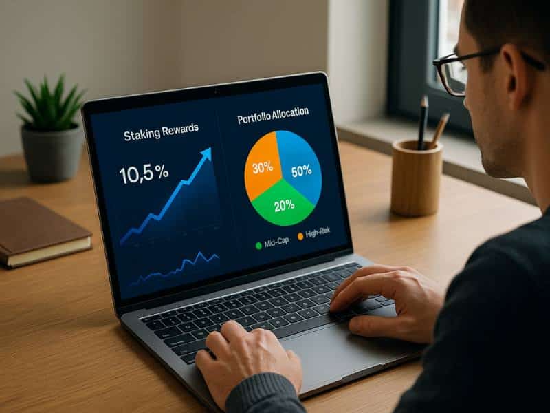 crypto dashboard staking