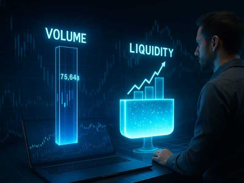 crypto liquidity vs trading volume