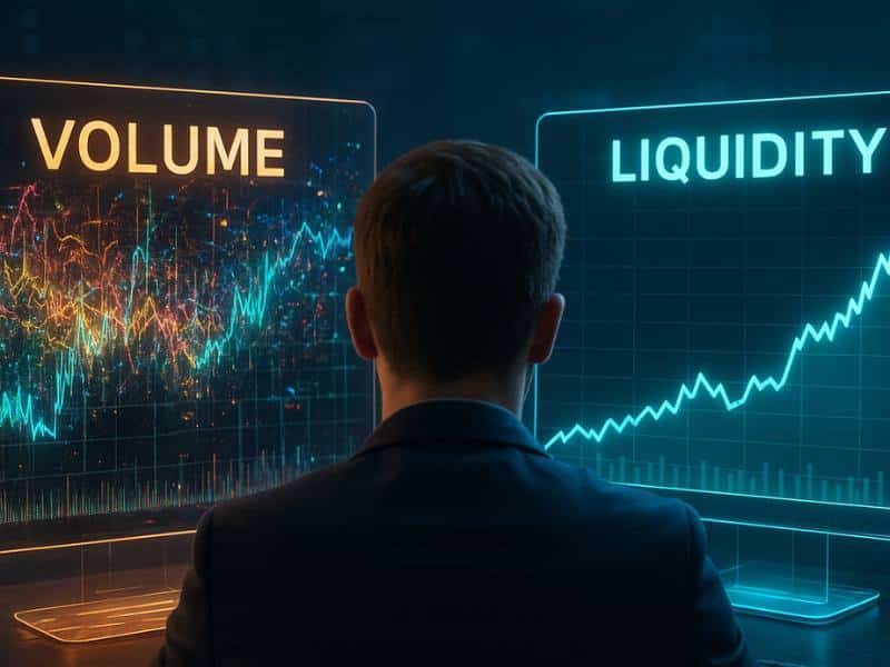 crypto liquidity vs volume signal