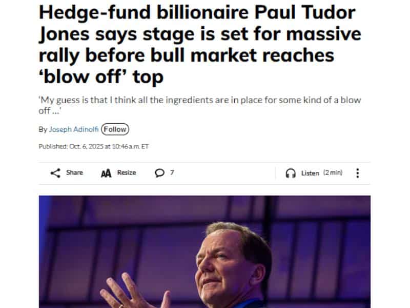 paul tudor jones massive rally before bull market top marketwatch article